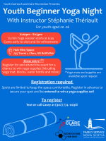 Soirée Yoga pour jeunes adultes